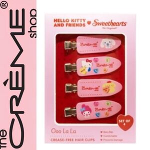 The Creme Shop X Hello Kitty & Friends Sweethearts Hair Clips Set of 4